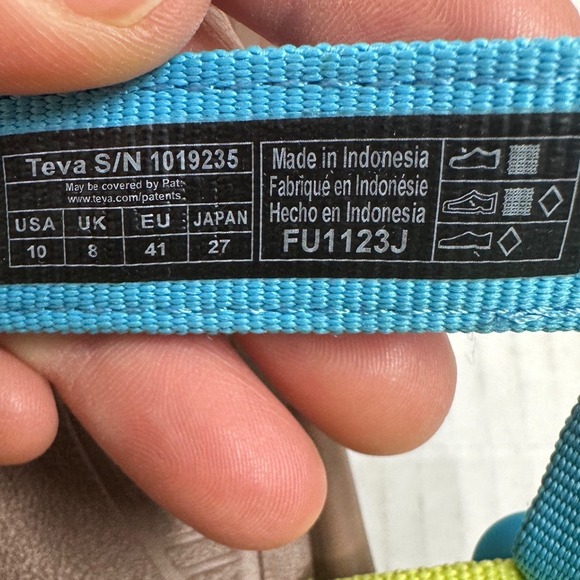 Teva Hurricane XLT2 Multi Color Canyon Brights Sport Sandals Womens 10 1019235 - Picture 3 of 8